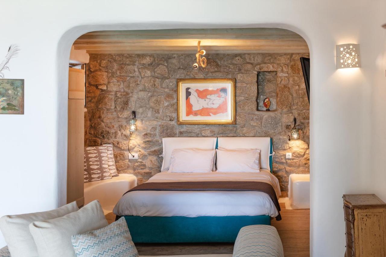 Amallini Suites Mykonos Super Paradise Beach  Bagian luar foto